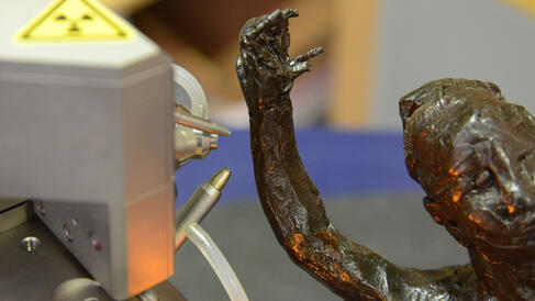 XRF analysis of Degas sculpture